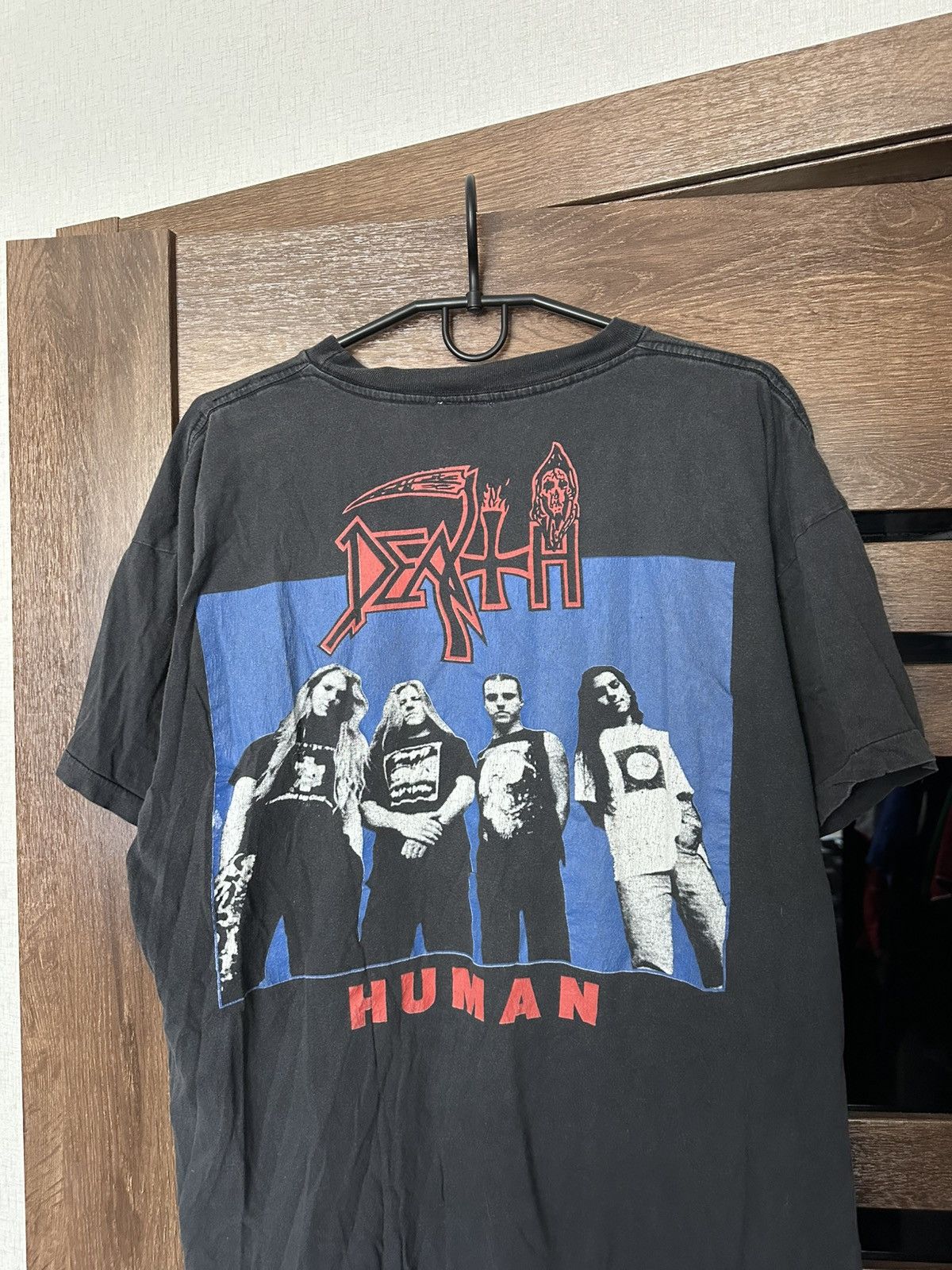Band Tees 1991 Death Human Vintage Band Rock T-Shirt Tee Size US L / EU 52-54 / 3 - 8 Thumbnail