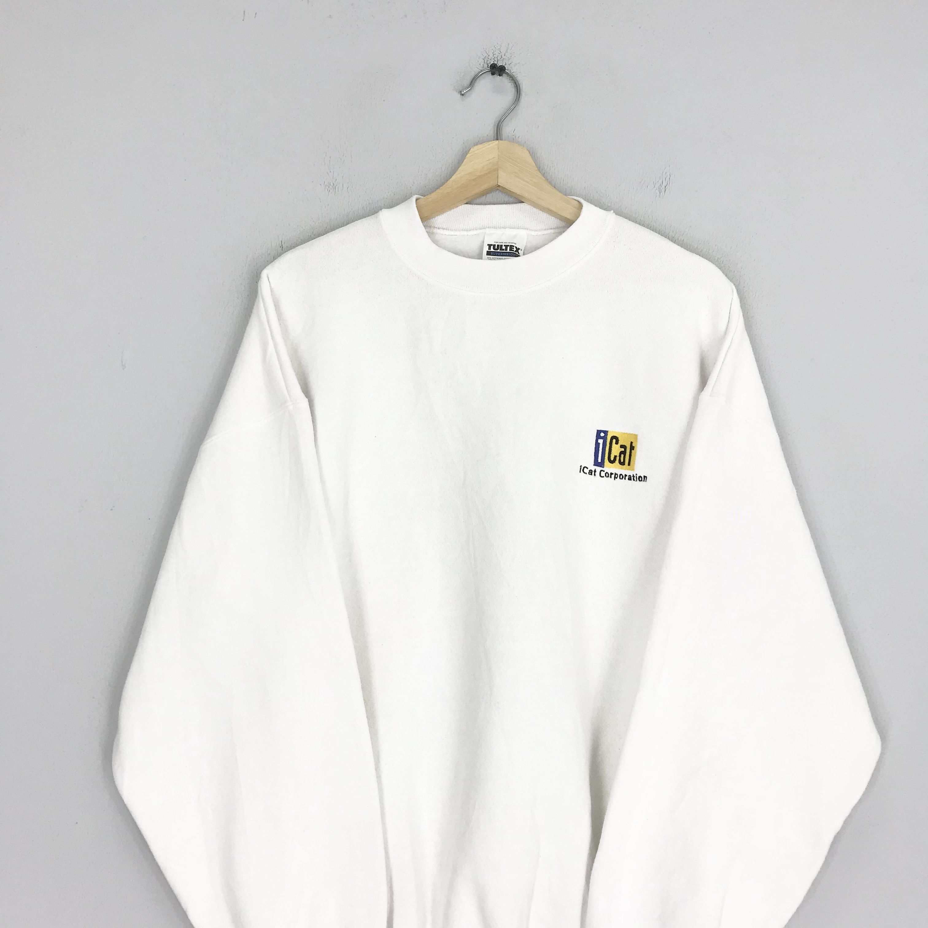 Tultex Vintage Icat Corporation Sweatshirt - 57 Size US XL / EU 56 / 4 - 2 Thumbnail