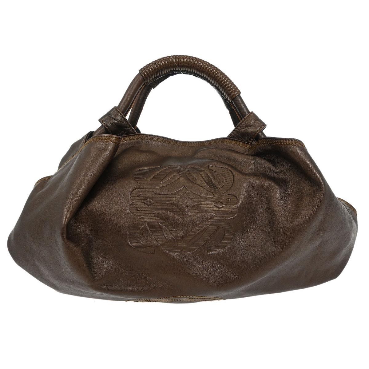 Loewe Loewe Anagram Logo Nappa Aire Hand Bag Leather Size ONE SIZE - 1 Thumbnail