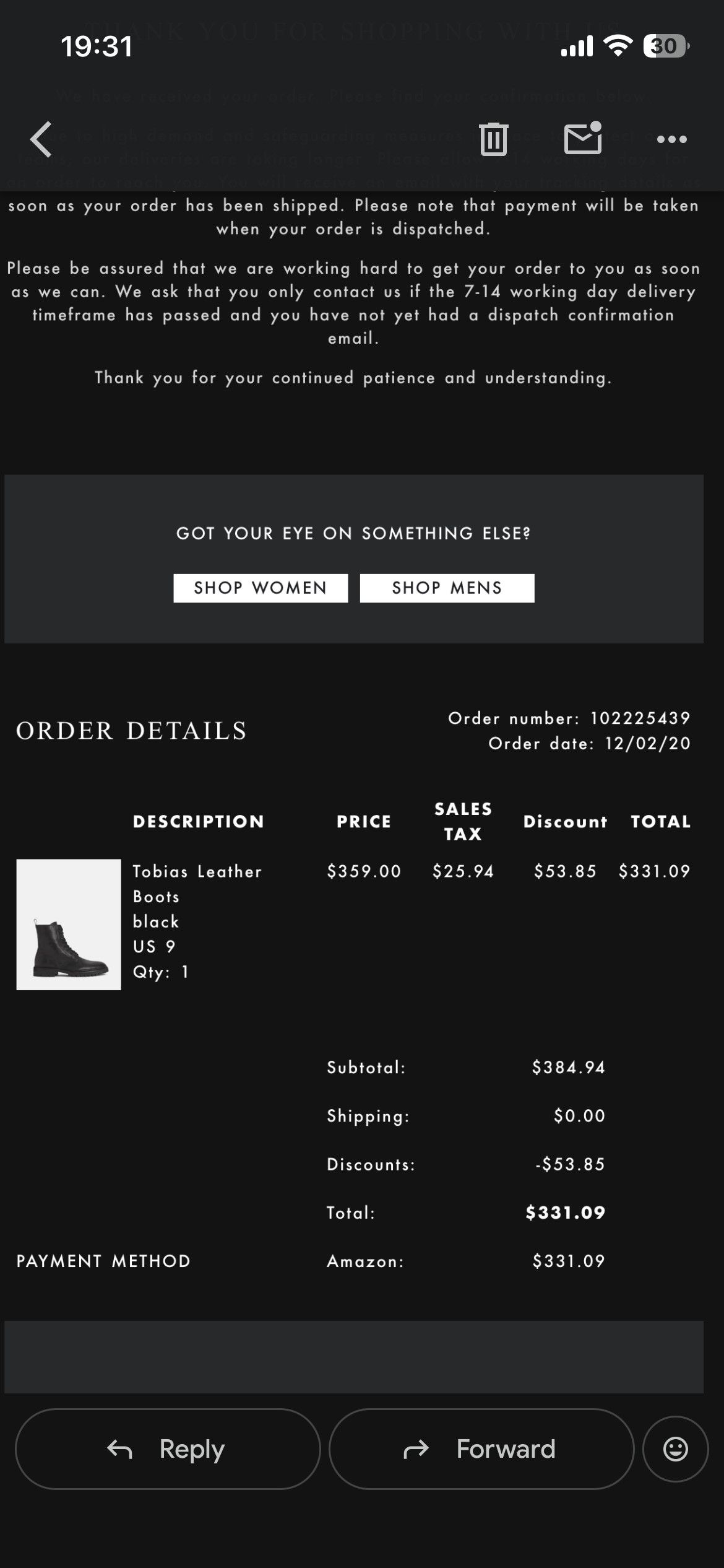 Allsaints Tobias Leather Boot Size US 9 / EU 42 - 8 Thumbnail