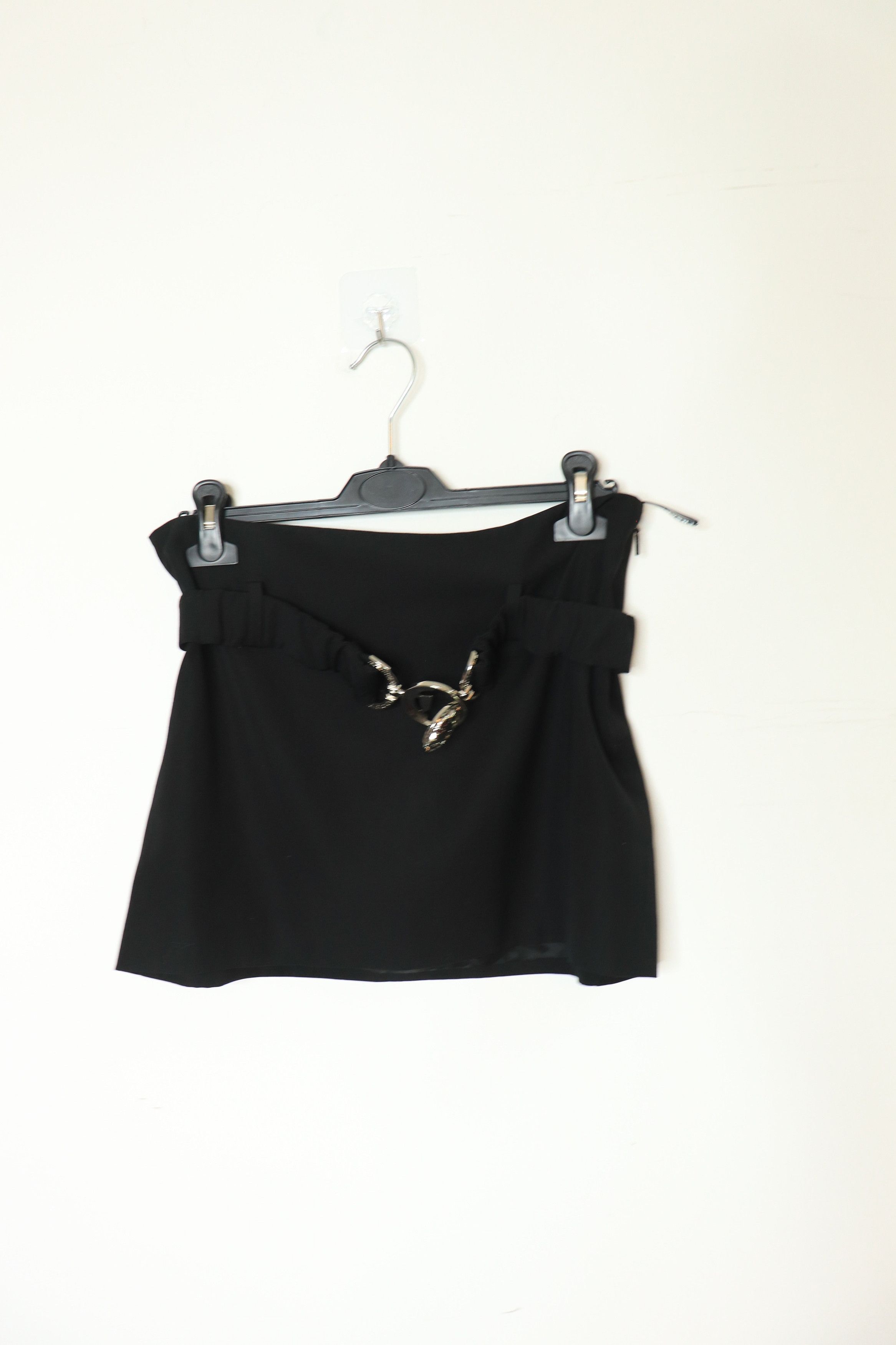 Other Black belted mini skirt - UK 8 Size 27" / US 4 / IT 40 - 1 Thumbnail