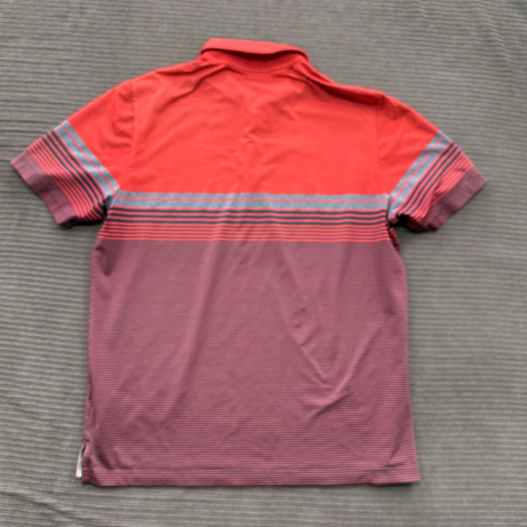 Adidas Adidas Golf Polo Shirt Men L Regular Multicolor Striped Short Sleeve Polyester Elastane USA Theme Accessories Logo Size US L / EU 52-54 / 3 - 2 Thumbnail