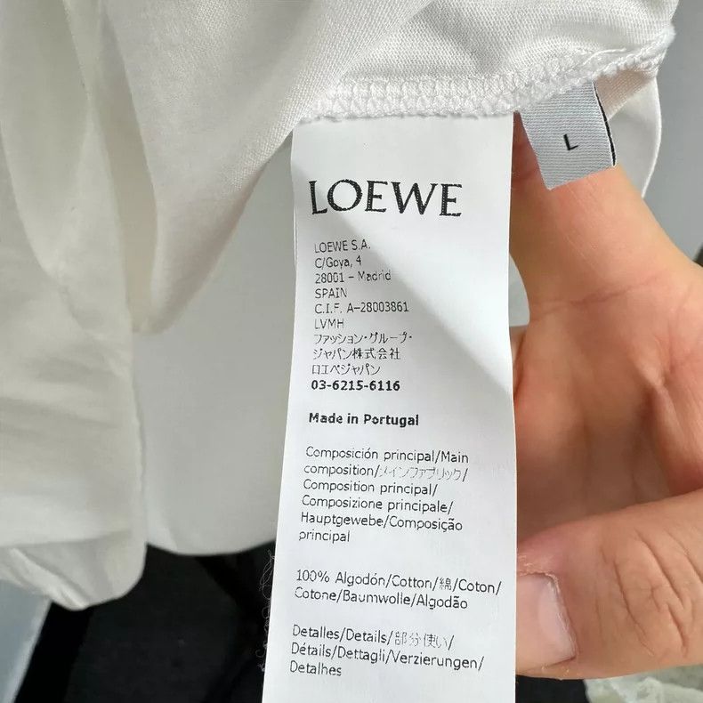 Loewe LOEWE White figure print short sleeves Size L / US 10 / IT 46 - 5 Thumbnail