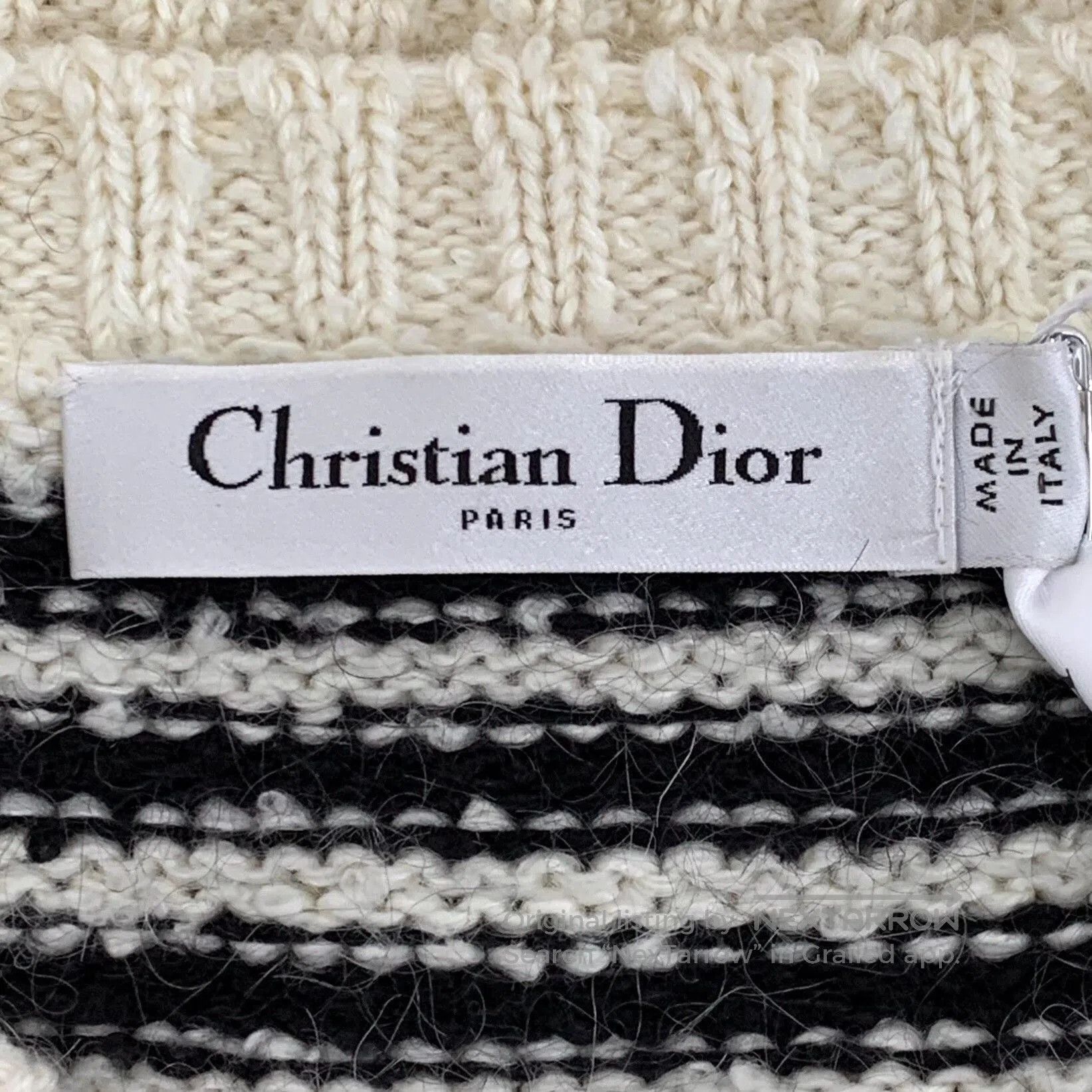 Dior Dior Colorblock Stripe Star Cotton Sweater. Size S / US 4 / IT 40 - 6 Thumbnail