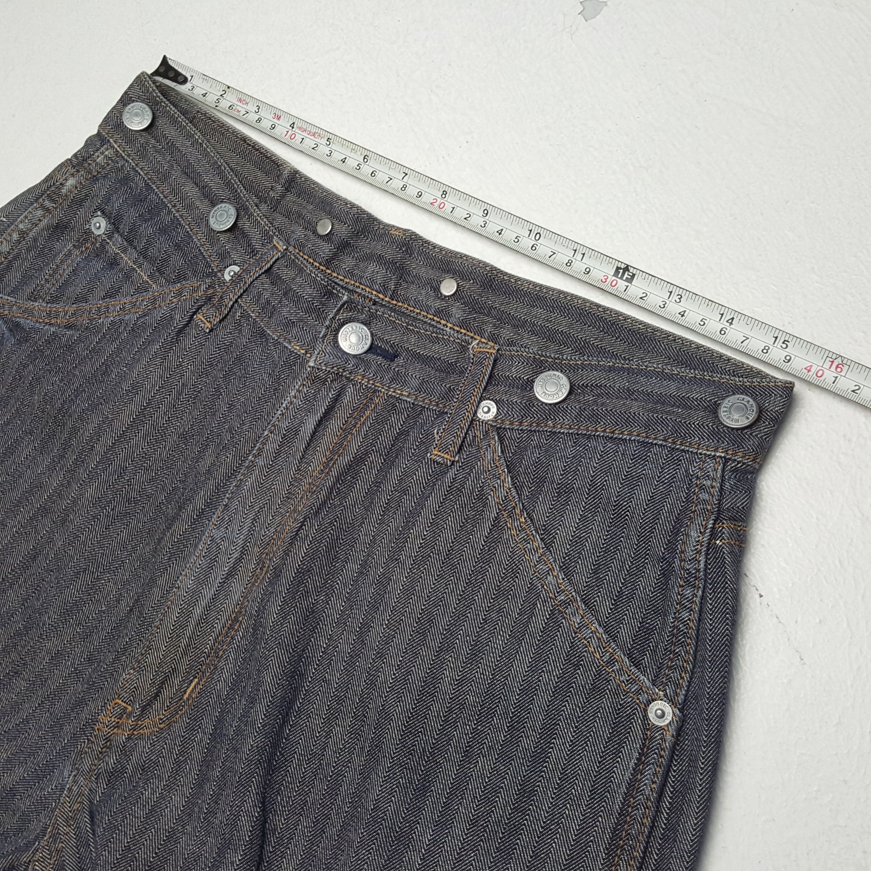 Hysteric Glamour HYSTERIC GLAMOUR Japanese Brand Custom Art Jeans Size US 31 - 7 Thumbnail