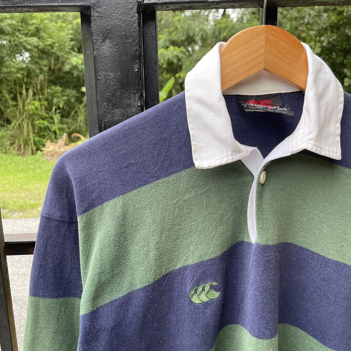 Canterbury of New Zealand 🔥Vitage Canterbury Two Tone Striped Polos Rugby Shirts Size US S / EU 44-46 / 1 - 6 Thumbnail