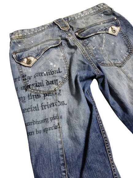 HIDEAWAYS × If Six Was Nine Flare Hideaways Nicole Poem Design Jeans Size US 32 / EU 48 - 4 Thumbnail
