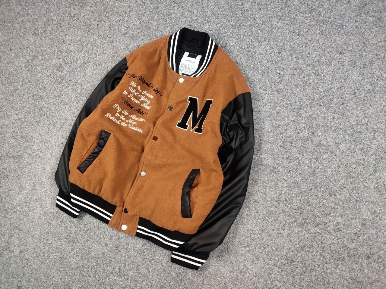 Vintage Vintage Japan Varsity bomber Jacket Letterman Y2K Style Size US L / EU 52-54 / 3 - 3 Thumbnail