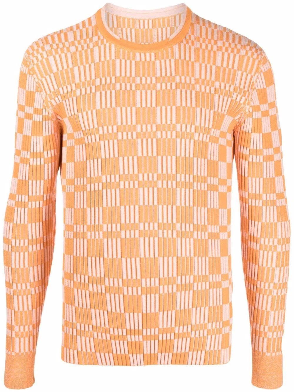 Jacquemus o1mle0924 Gelati Graphic-pattern Sweatshirt in Multicolor Size US M / EU 48-50 / 2 - 1 Thumbnail