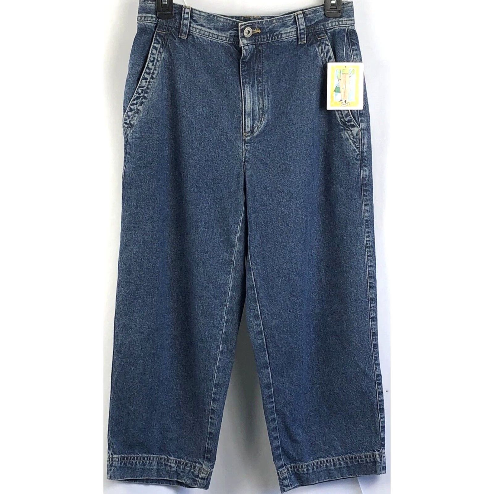 Liz Claiborne Liz Claiborne Cropped Capri Jeans 8P Blue 28"W 21"In Capris Capri Cosette NWT Womens Jeans Size 30" / US 8 / IT 44 - 2 Thumbnail