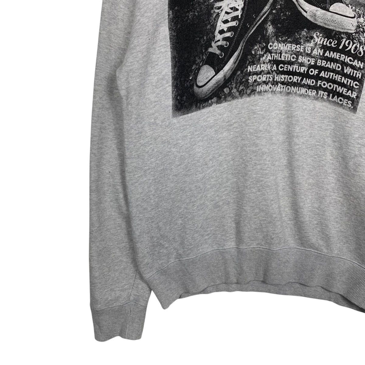 Converse CONVERSE Chuck Taylor Shoes Graphics Sweatshirts #1753-C78 Size US L / EU 52-54 / 3 - 3 Thumbnail