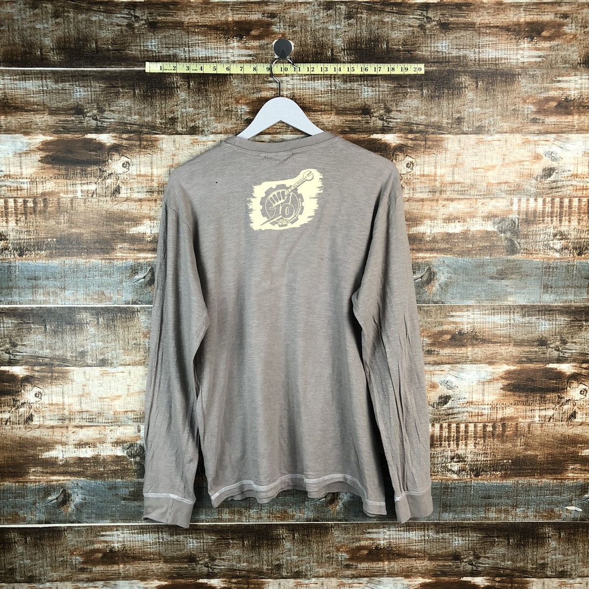 Harley Davidson Harley Davidson Grey Long Slevee T-Shirt #A2599 Size US S / EU 44-46 / 1 - 13 Thumbnail