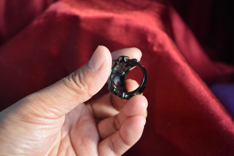 Jewelry Skull Jewelry Rings Open Size Chrome Ring (Size 7-13) Size ONE SIZE - 5 Thumbnail