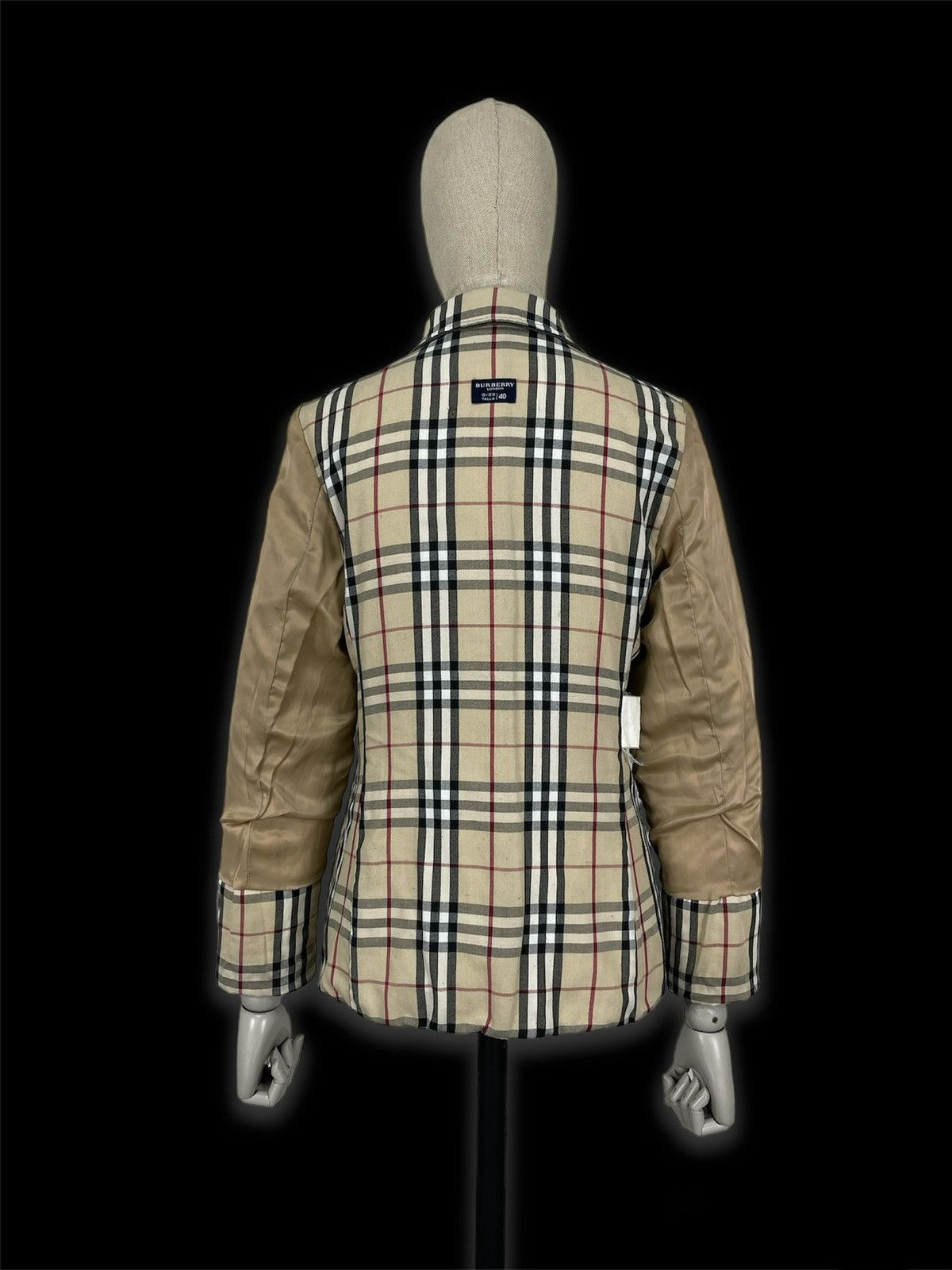 Burberry × Vintage BURBERRYS Nova Paid Quilted Snap-Buttons Coat Trench Jacket Size S / US 4 / IT 40 - 6 Thumbnail