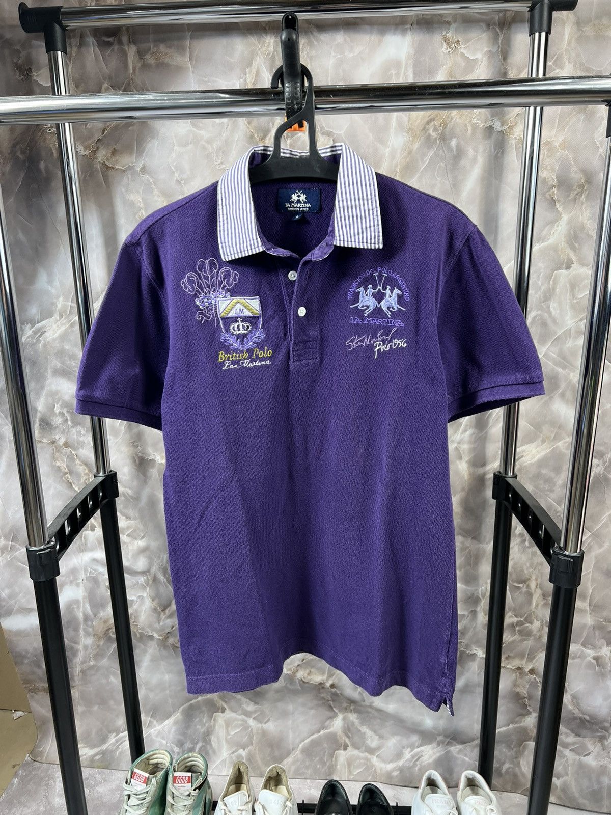 Vintage Vintage La Martina Ralph Style Polo Tee Size US S / EU 44-46 / 1 - 1 Thumbnail