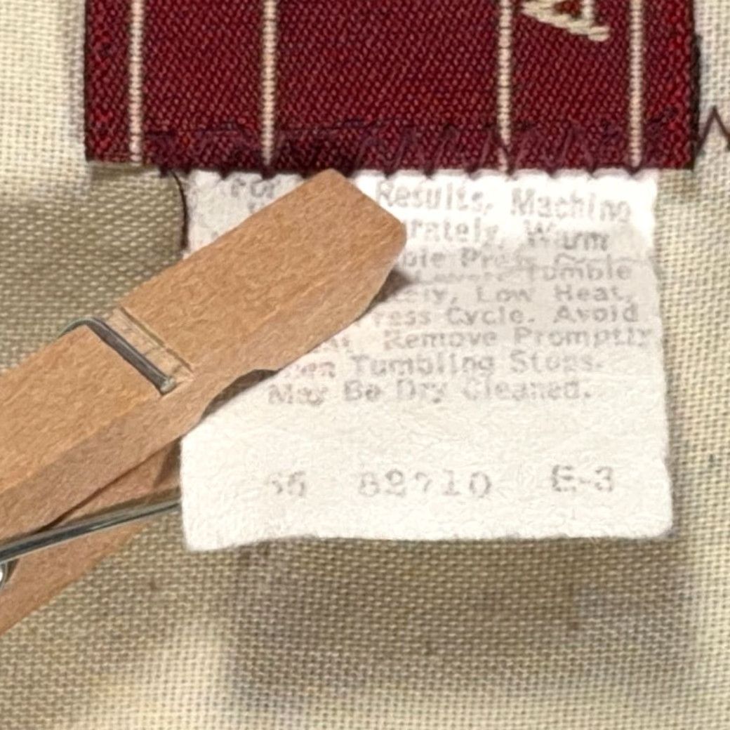 Levi's VINTAGE Levi's Dress Pants Mens 35x29 Brown Slacks Flare 70s Action Talon Zip Hook & Eye Size US 35 - 7 Thumbnail