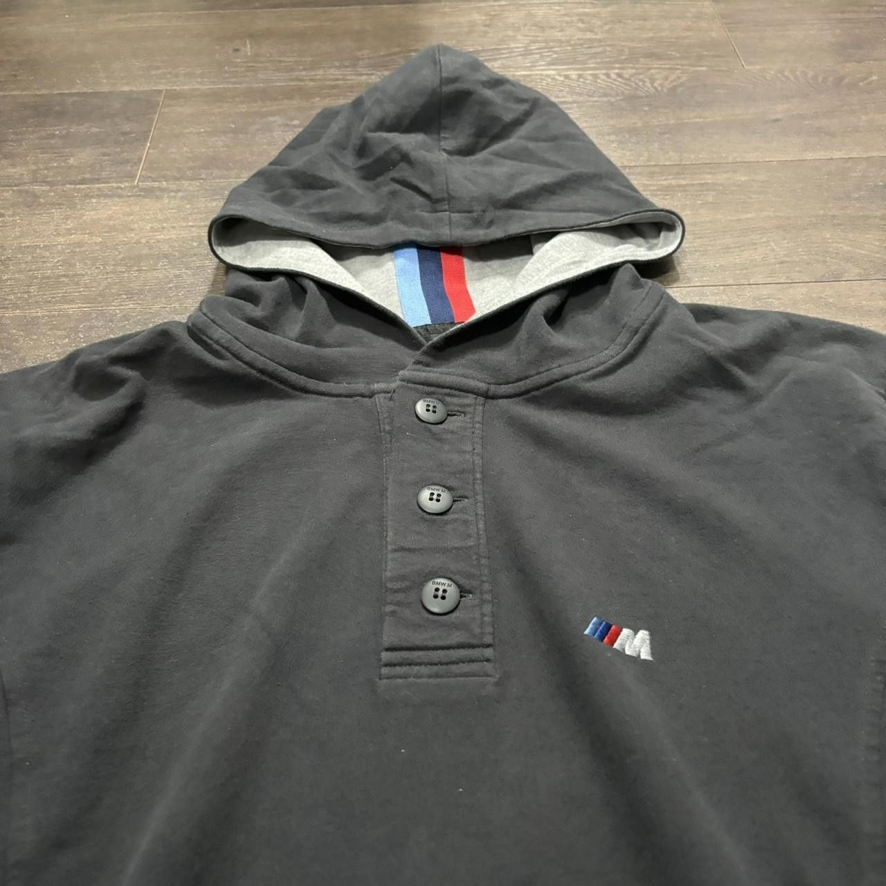 BMW Vintage Bmw Quarter Button Pull Over Hoodie Size US M / EU 48-50 / 2 - 1 Thumbnail