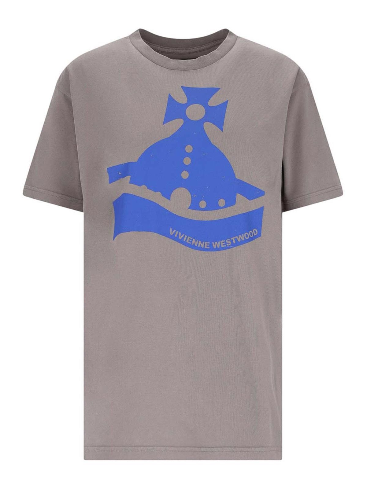 Vivienne Westwood o1f1d3z0526 Classic T-Shirt in Grey Size US XL / EU 56 / 4 - 1 Thumbnail