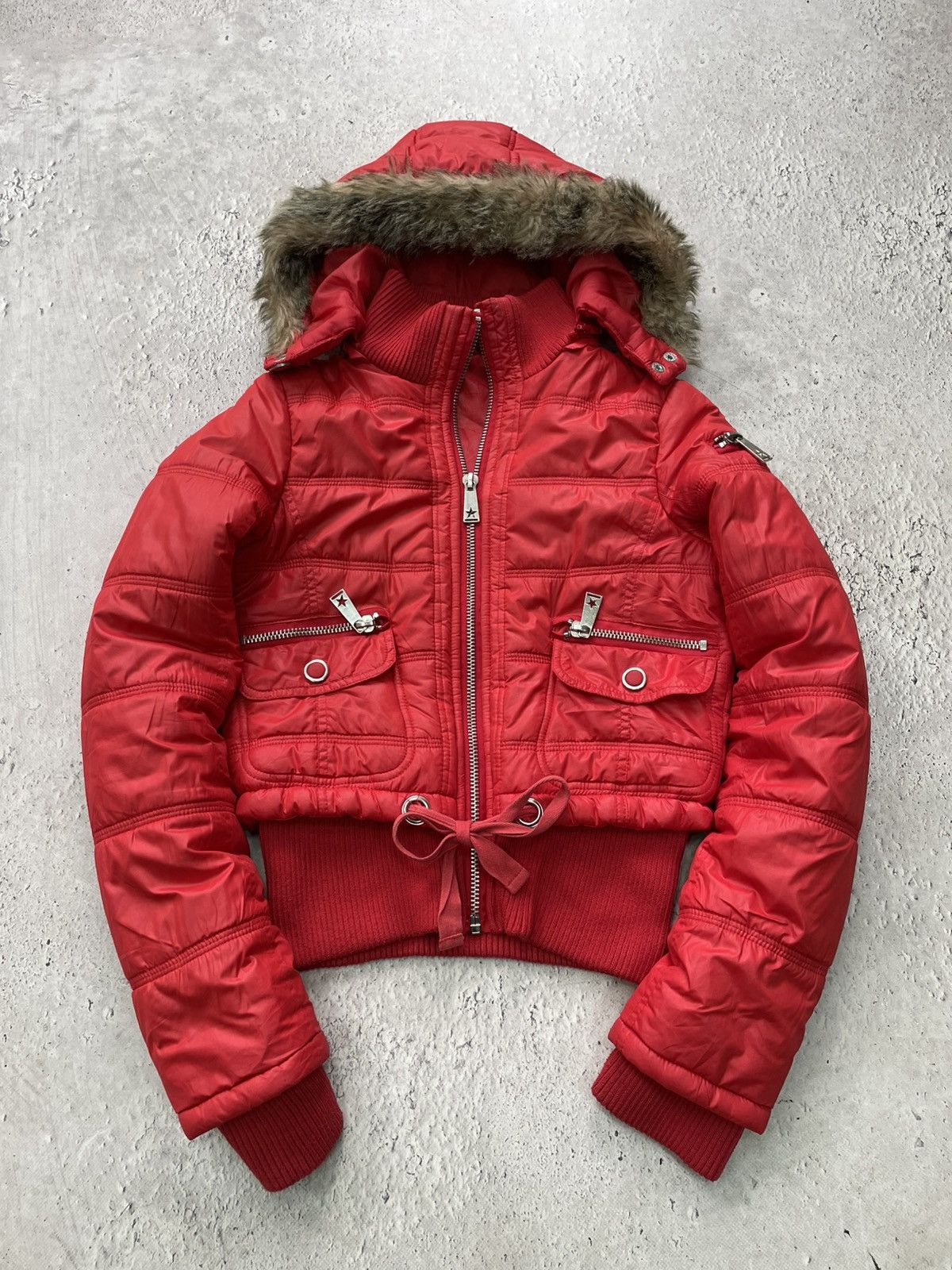 ジャケット・アウター archive grunge fur coat wine red y2k ジャケット・アウター archive grunge fur coat wine red y2k