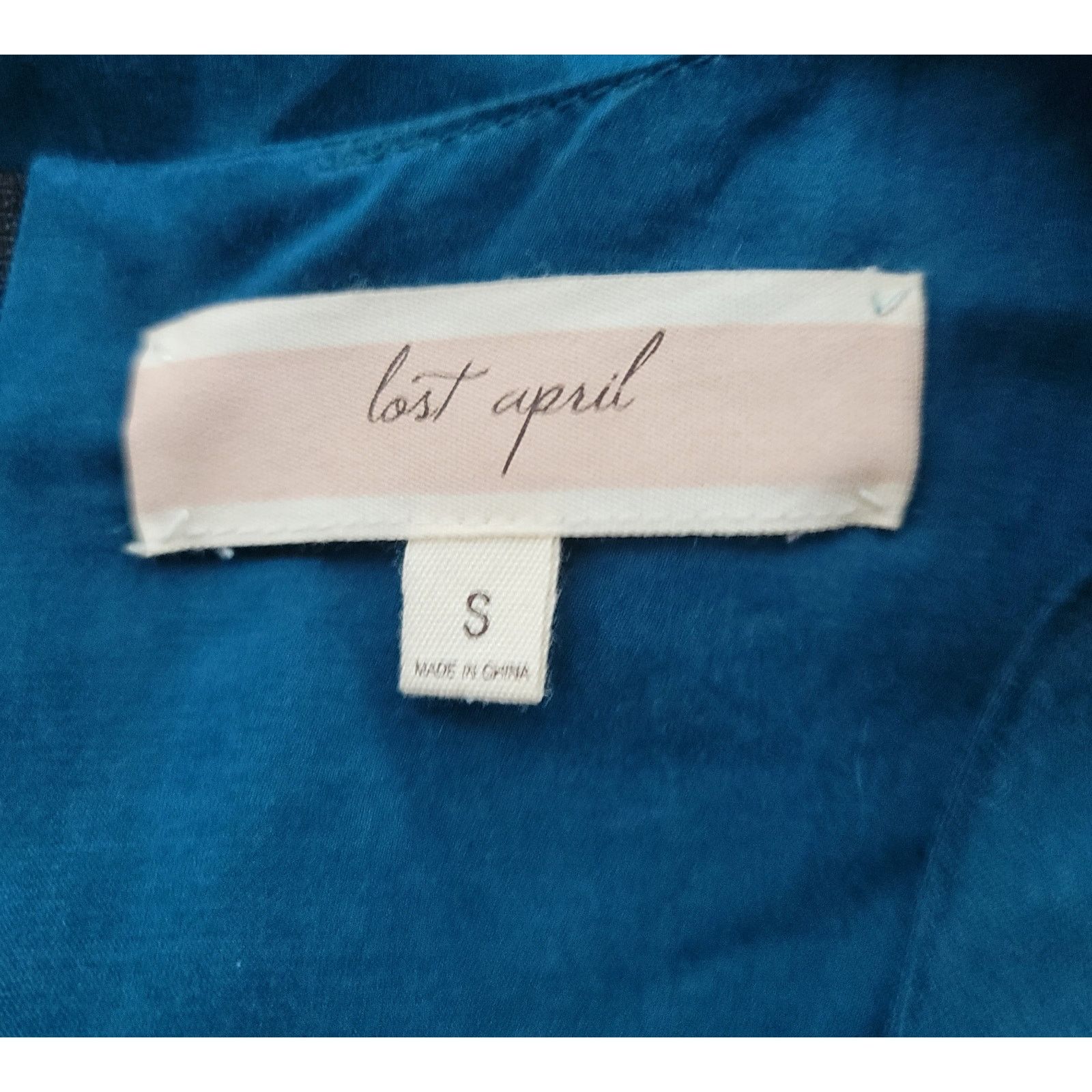 Other Lost April Blue Sleeveless Ruffled Mini Dress Small Flowy Size S / US 4 / IT 40 - 5 Thumbnail