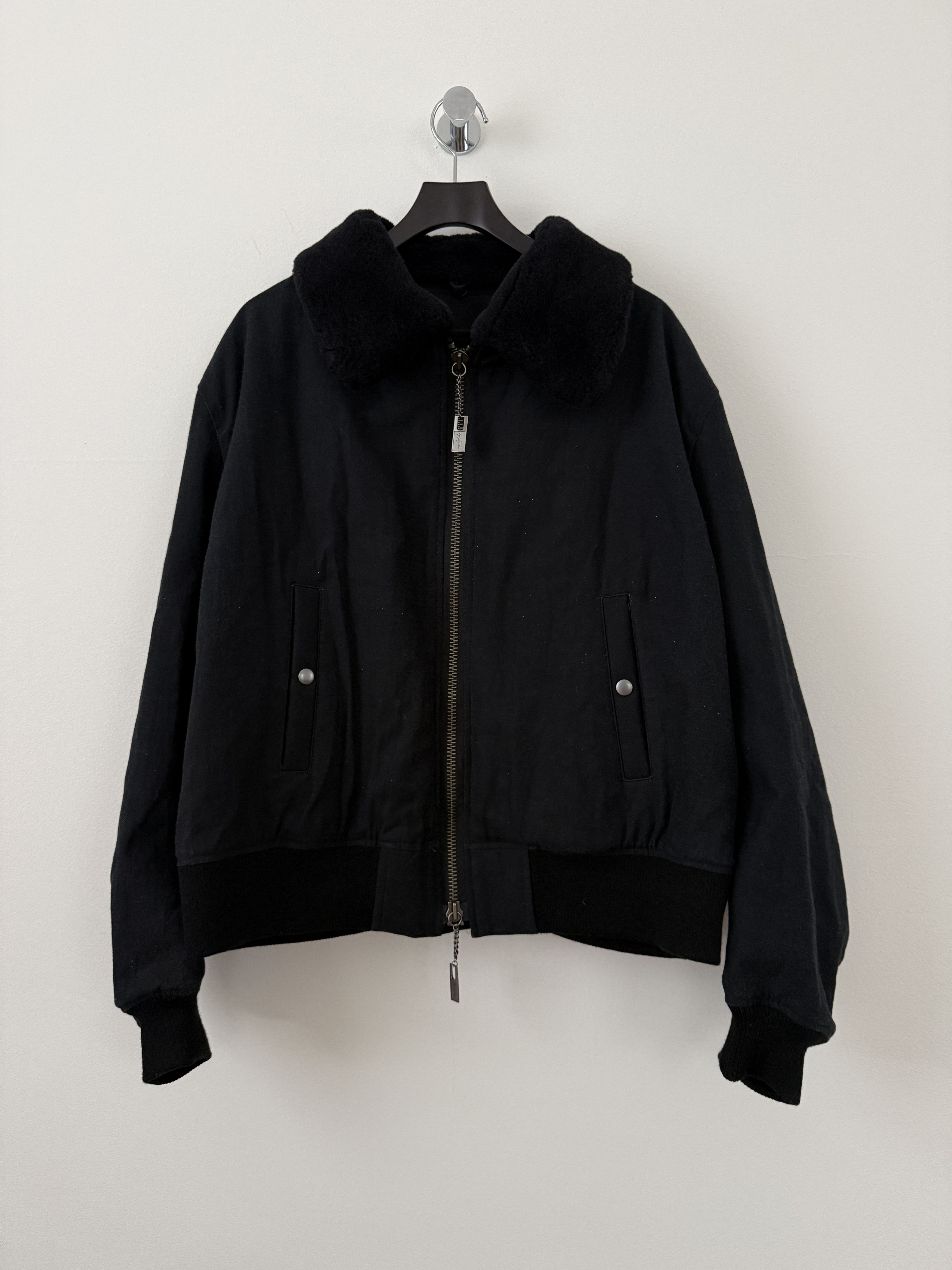 Yohji Yamamoto Pour Homme Lady Print Wool Blouson Jacket 2024 Size US L / EU 52-54 / 3 - 2 Thumbnail