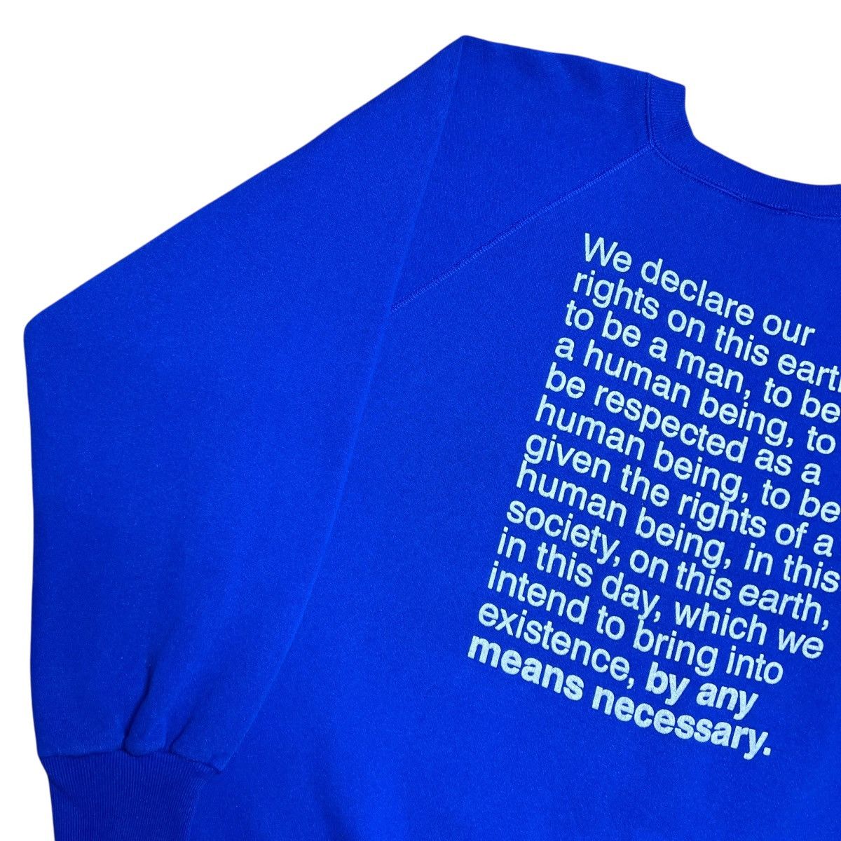 Rap Tees Malcolm X By Any Means Necessary Black Activist Sweatshirt Size US XXL / EU 58 / 5 - 18 Thumbnail