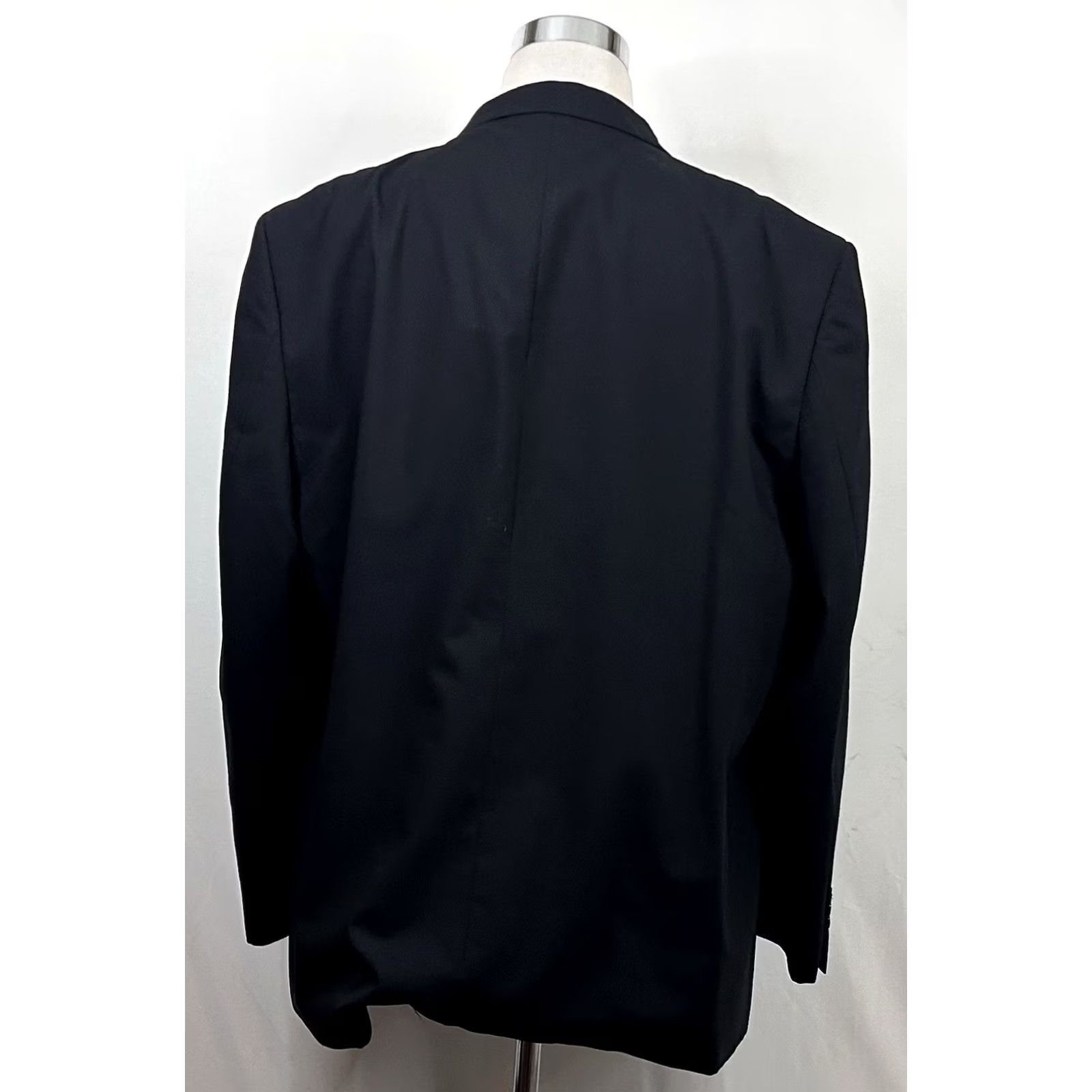Vintage Paulo Solari 52L Sport Coat Wool Black Four-Button Lined Notch Lapel Single-Breasted Men Regular Jacket Coat 2 Piece Long XL? Size US XS / EU 42 / 0 - 6 Thumbnail