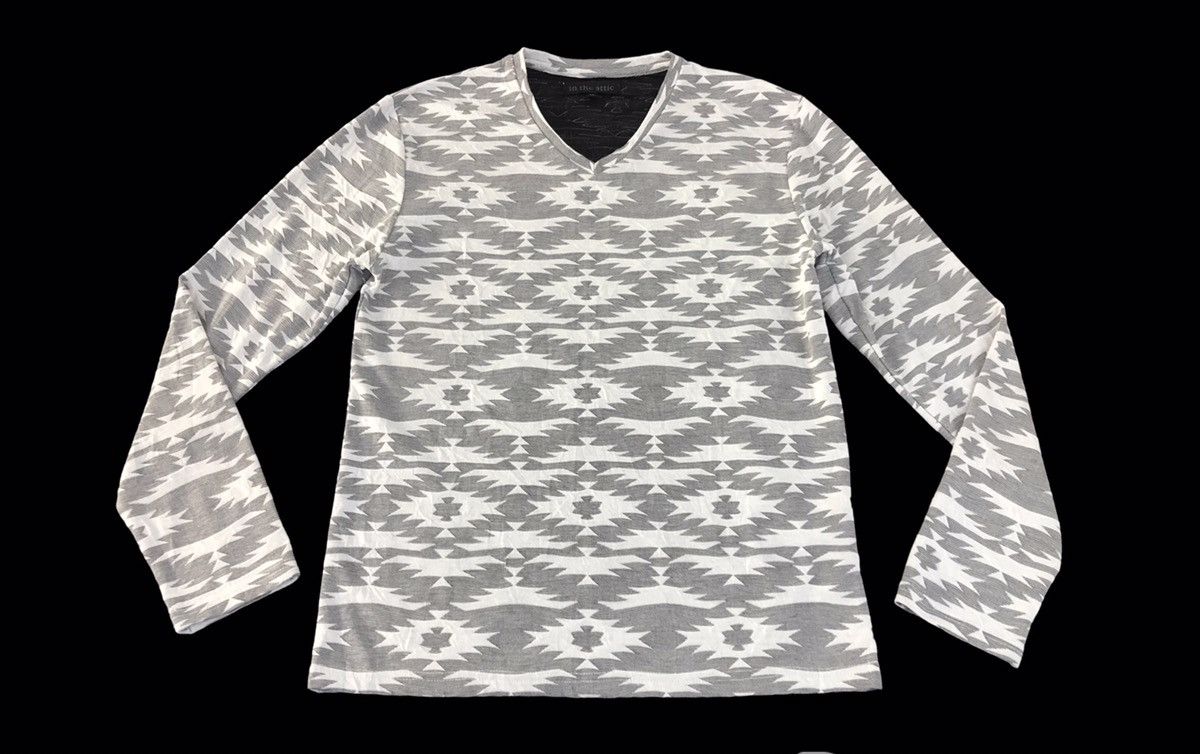 In The Attic × Vintage Vintage In The Attic Fashion Art Long Sleeve Shirt Size US M / EU 48-50 / 2 - 1 Thumbnail