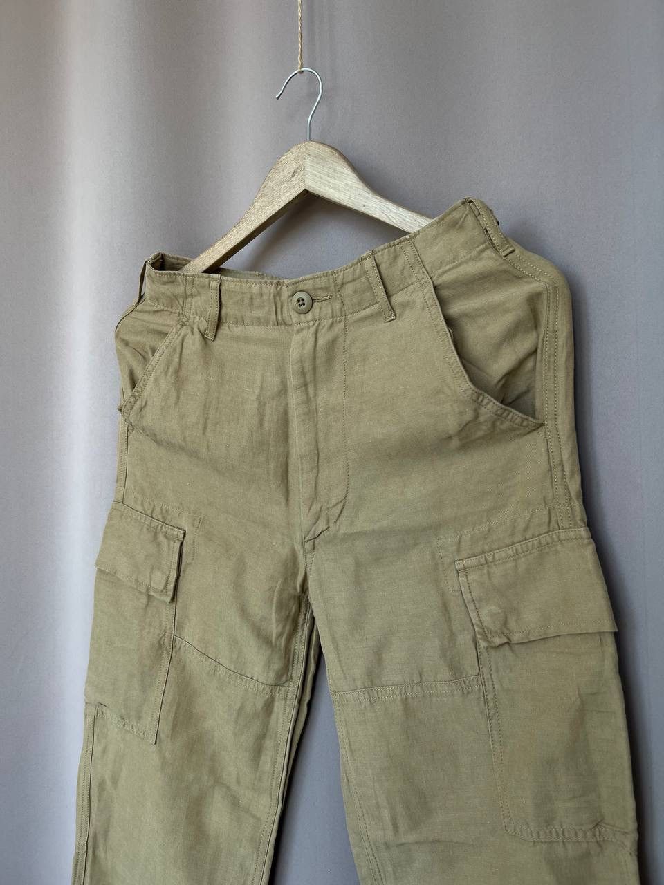 Polo Ralph Lauren Polo Ralph Lauren Silk-Linen Cargo Pants Womens Size 2 or S Size 26" / US 2 / IT 38 - 4 Thumbnail