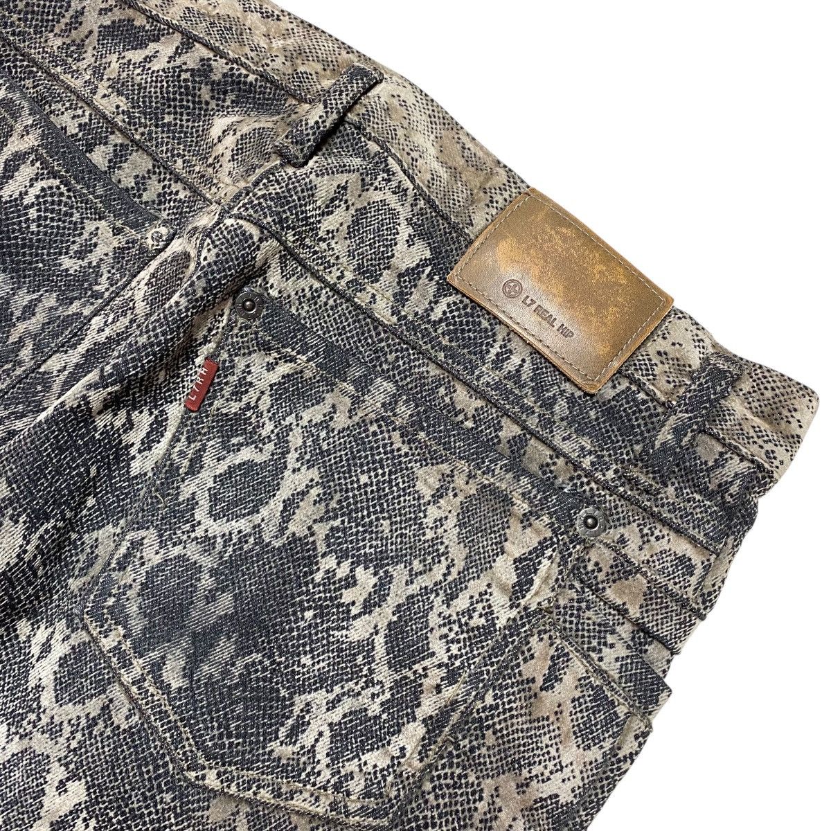 L7 Real Hip L7 Real Hip Snakeskin Flared Pants Size US 28 / EU 44 - 6 Thumbnail