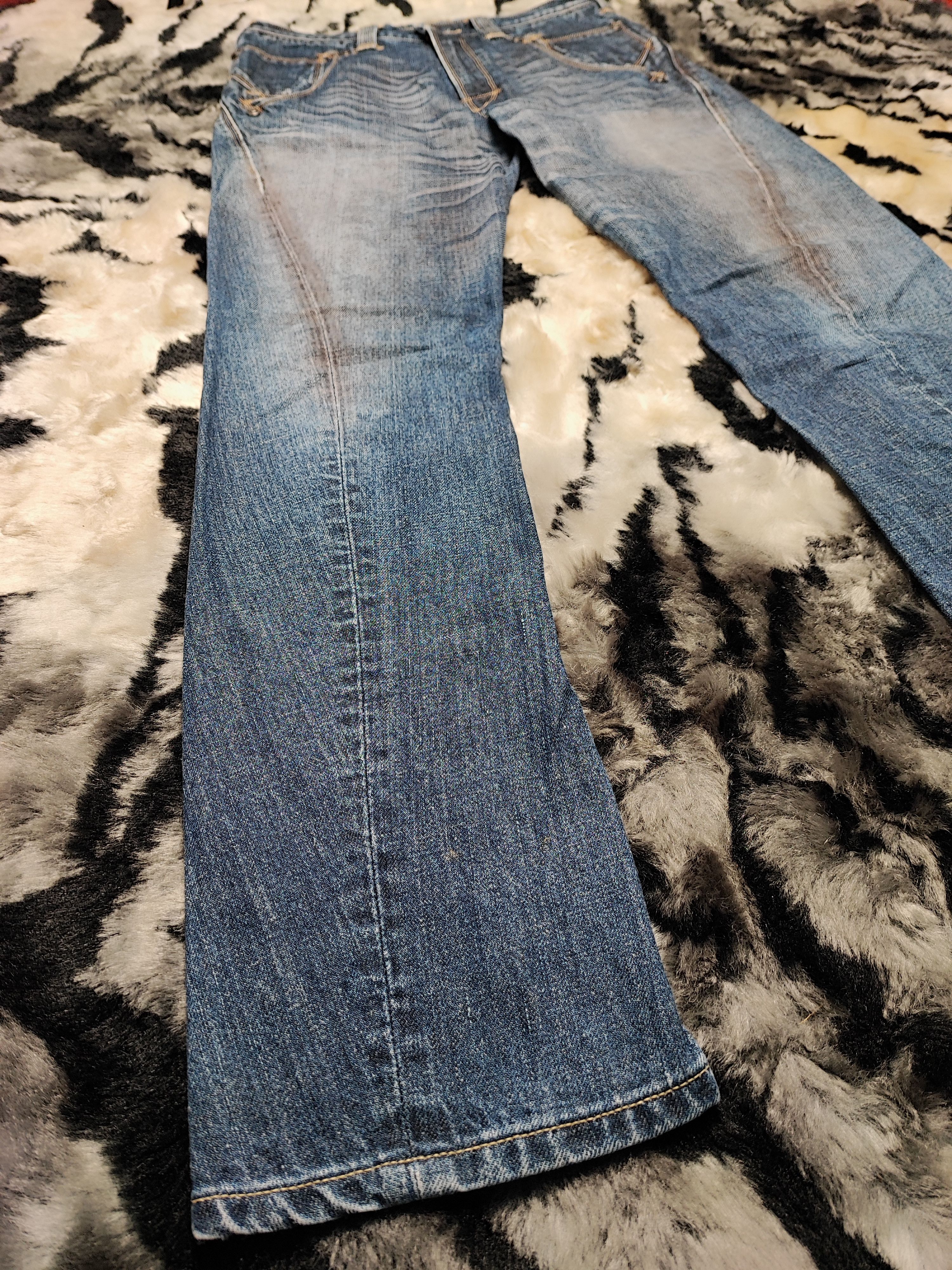 Levi's Levis Engineered Twisted Zip Leg Washed Jeans Size US 28 / EU 44 - 9 Thumbnail