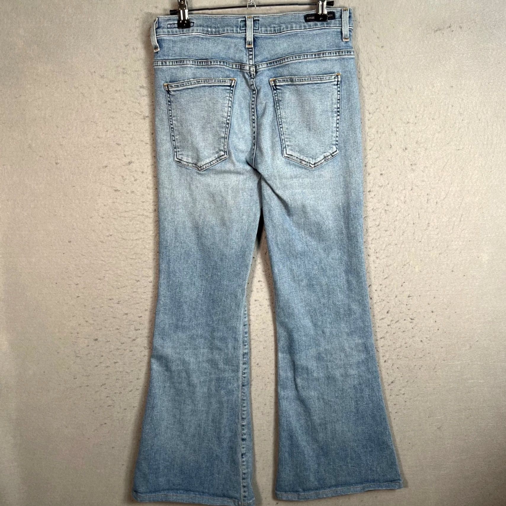 Citizens Of Humanity Citizens Of Humanity Jeans Womens 28 Chloe Mid Rise Super Flare Light Wash Denim Size 28" / US 6 / IT 42 - 2 Thumbnail