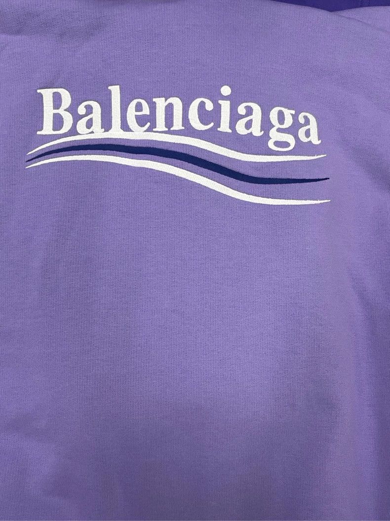 Balenciaga Balenciaga Logo Embroidered Hooded Sweatshirt-2506 Size US L / EU 52-54 / 3 - 4 Thumbnail