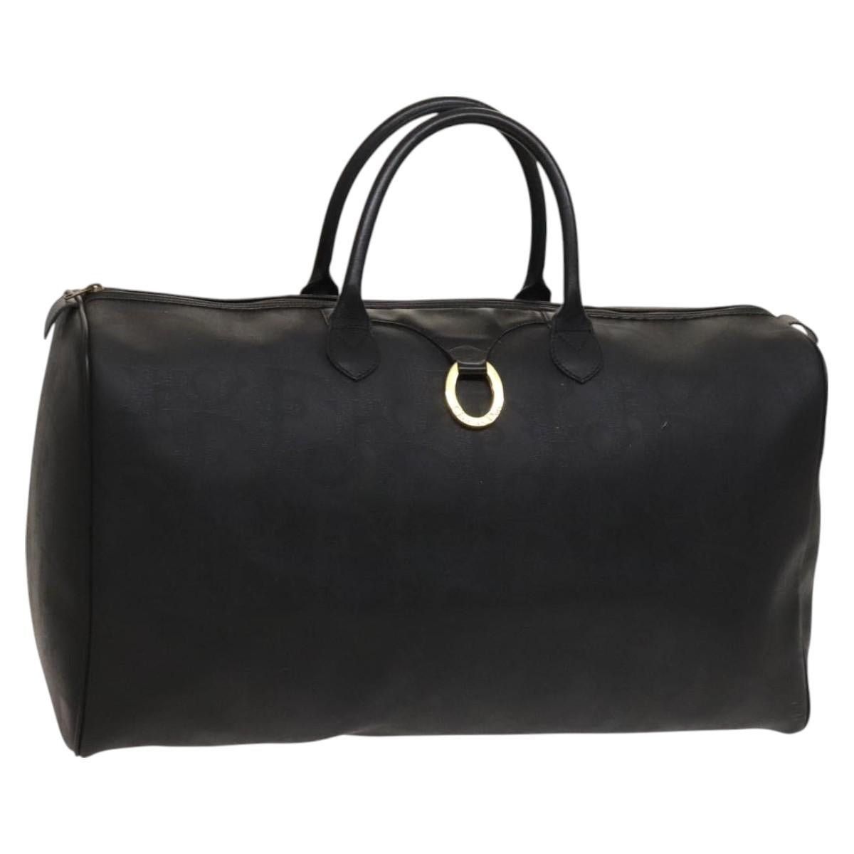 Dior DIOR Trotter Canvas Boston Bag Black Gold Size ONE SIZE - 1 Thumbnail