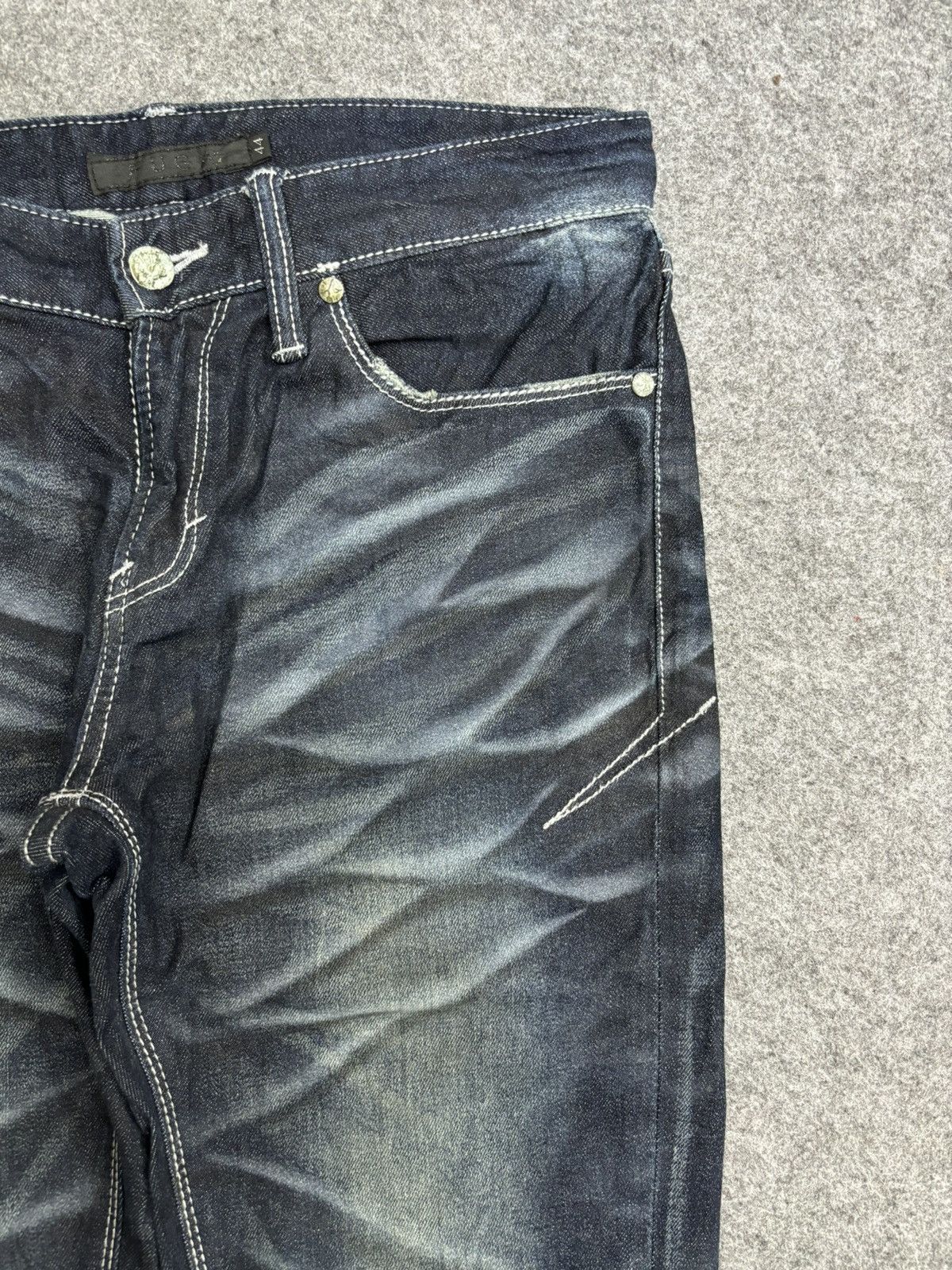 Seditionaries 💥Crazy Fades💥Archival Artisanal FUGA Skinny Fit Denim F570 Size US 31 - 4 Thumbnail