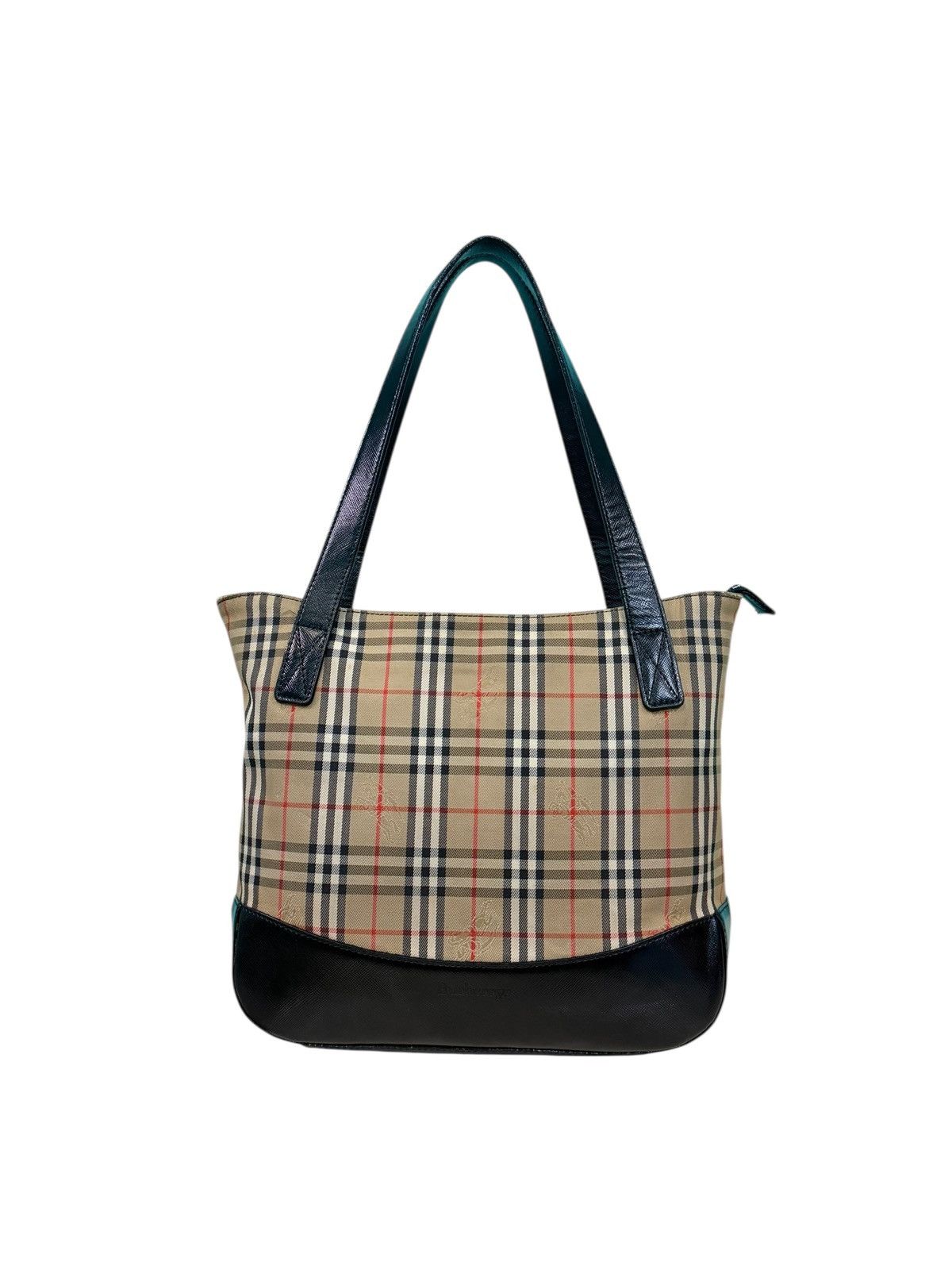 Burberry RARE VINTAE BURBERRYS NOVA CHECK TOTE BAG Size ONE SIZE - 1 Thumbnail