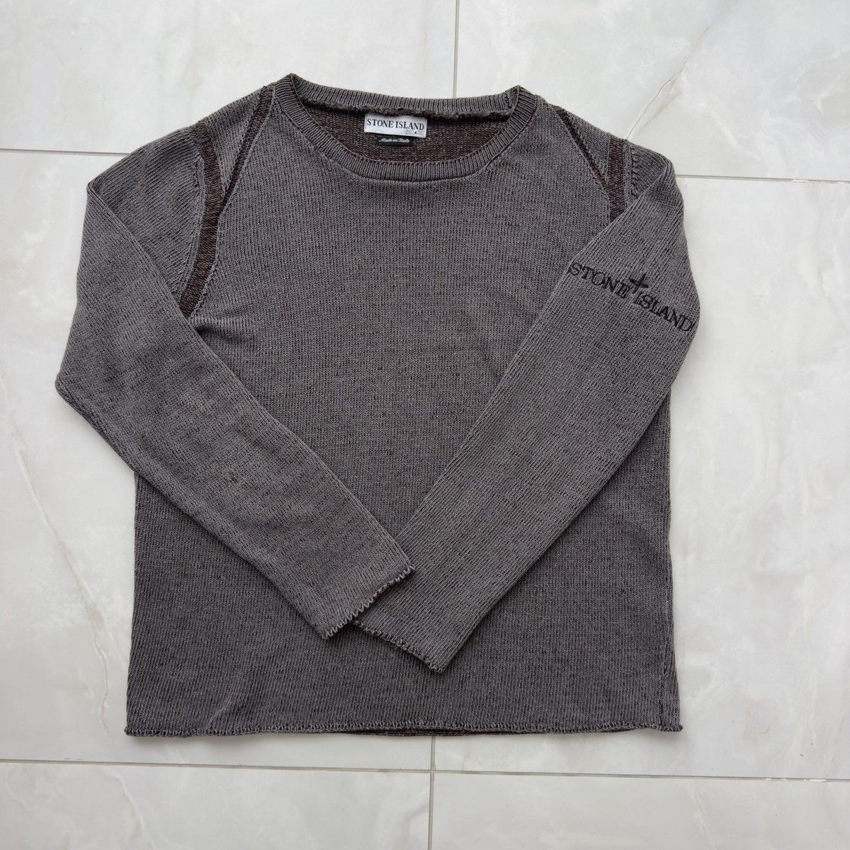 Stone Island × Vintage Vintage Stone Island knitted sweater Size US M / EU 48-50 / 2 - 7 Thumbnail