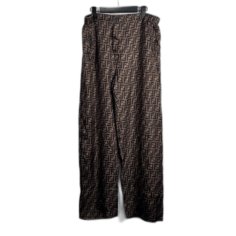 Fendi fendi silk patterned long pants Size US 44 / EU 60 - 1 Thumbnail
