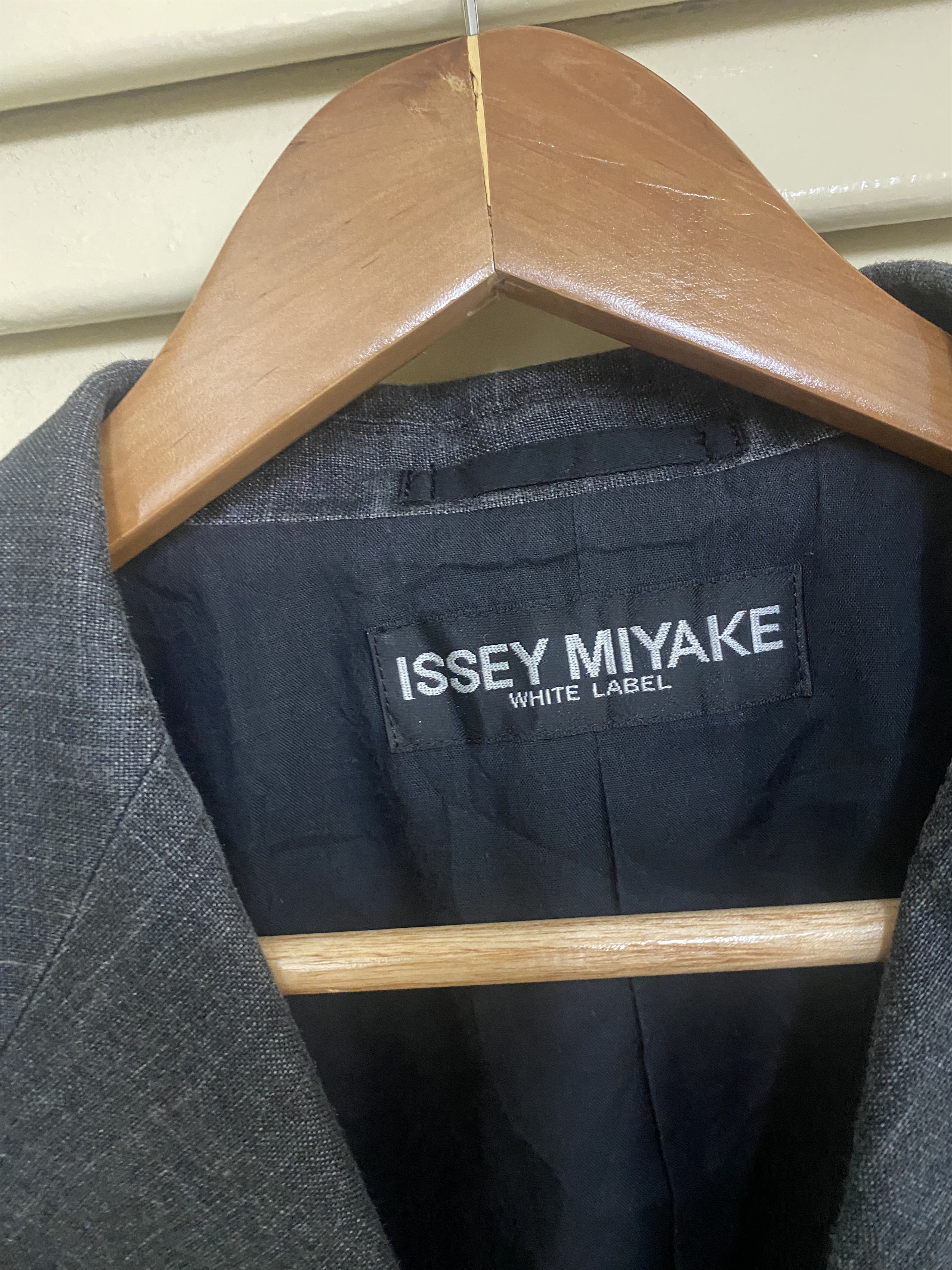 Issey Miyake Issey Miyake White Label Denim Blazer Size 42L - 4 Thumbnail