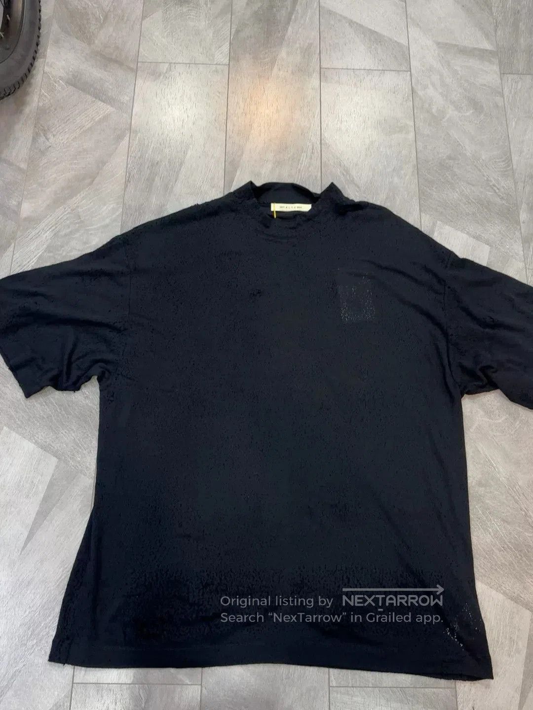 Japanese Brand Distressed Oversize Short Sleeve Tee. Size US L / EU 52-54 / 3 - 1 Thumbnail