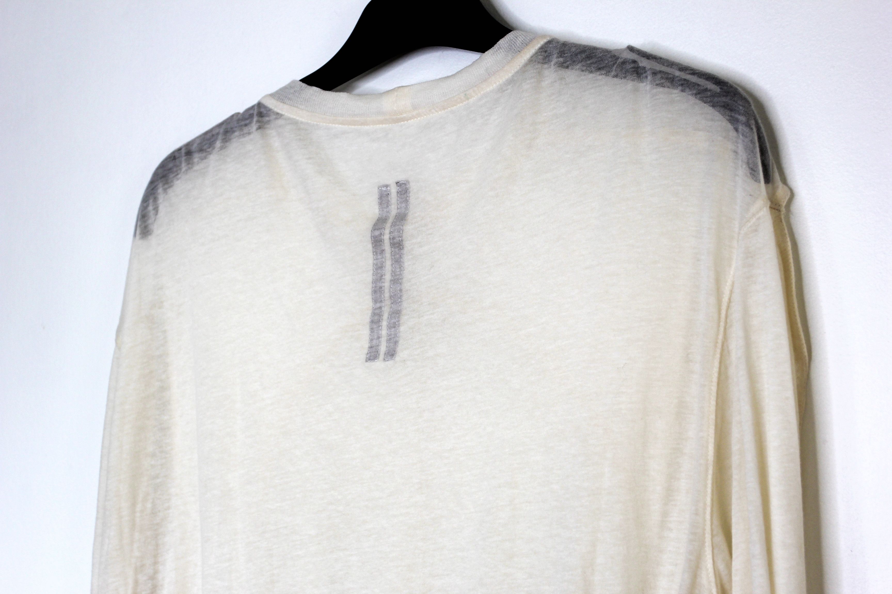 Rick Owens BNWT SS25 RICK OWENS "HOLLYWOOD" DRAIN T TSHIRT 40 Size S / US 4 / IT 40 - 6 Thumbnail