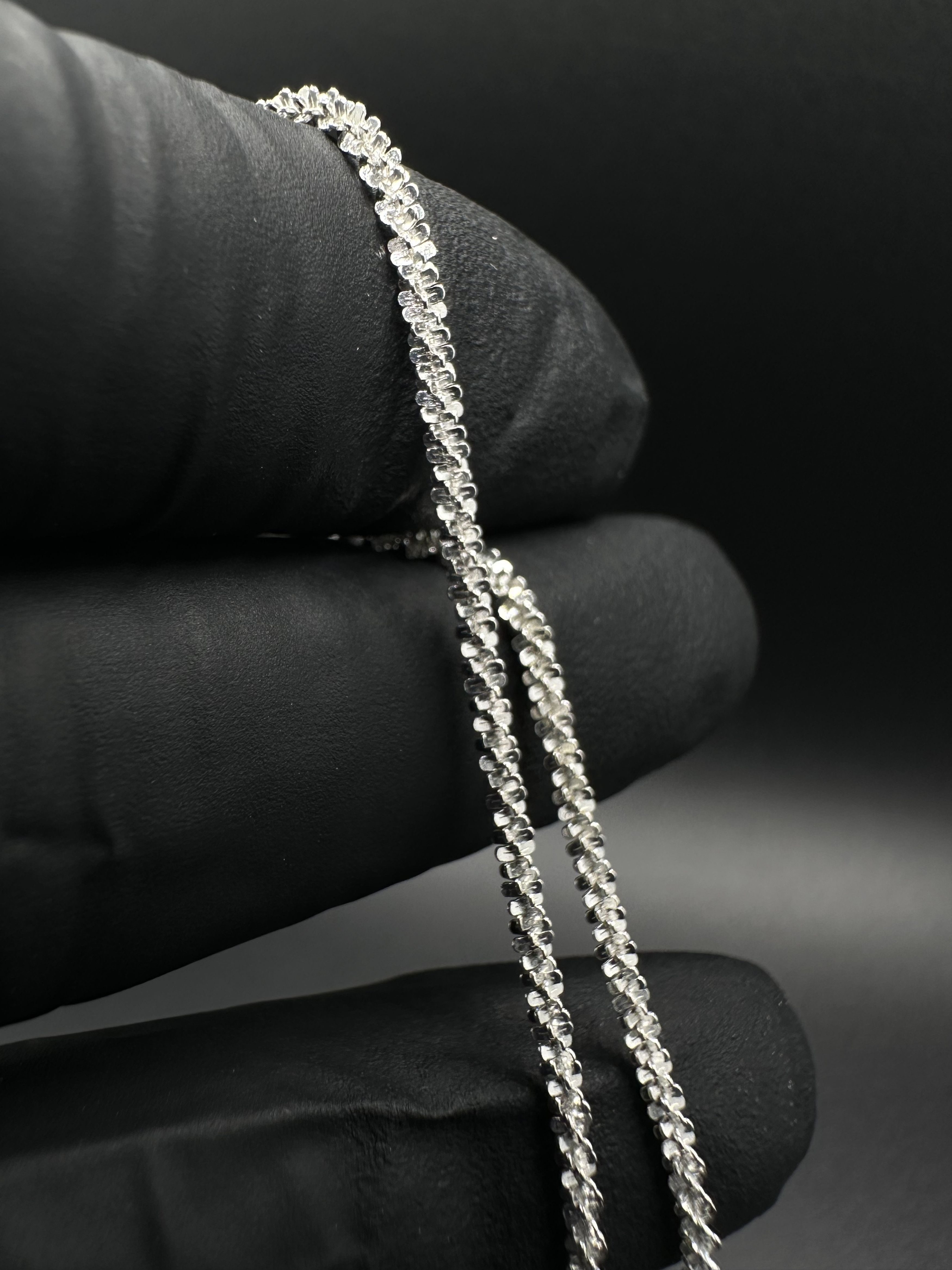 Jewelry STERLING SILVER 925 "TWISTED ROCK" BRACELET Size ONE SIZE - 5 Thumbnail