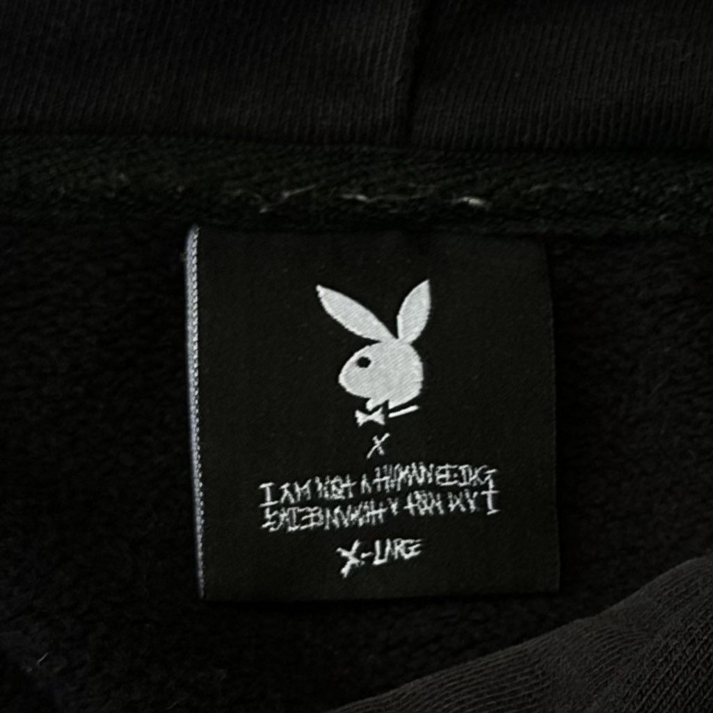 Playboy VINTAGE PLAYBOY X I AM NOT A HUMAN SEXY MODEL BIG LOGO Size US XL / EU 56 / 4 - 11 Thumbnail