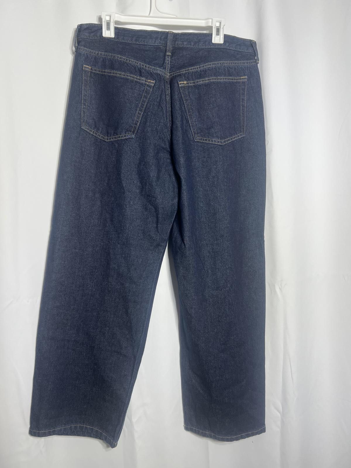 Other 12R Universal Thread Dark Blue Denim Jeans with Button Fly Size US 32 / EU 48 - 2 Thumbnail