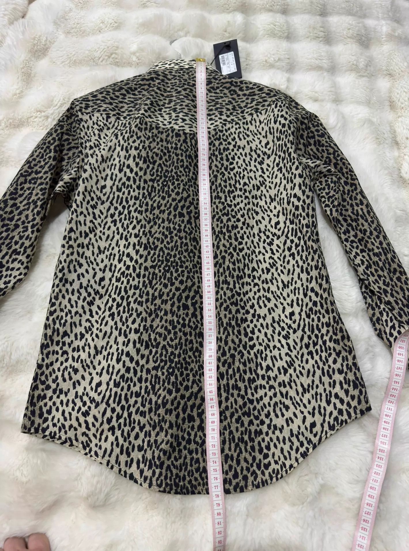 Saint Laurent Paris SAINT LAURENT Hedi Rare Leopard Gem Button Shirt 37 Size US XS / EU 42 / 0 - 9 Thumbnail