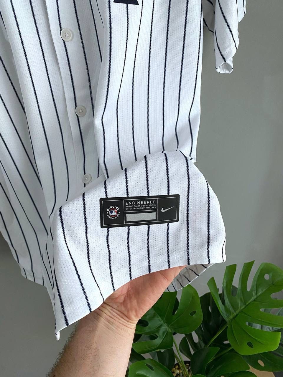 Nike Nike New York Yankees White/Navy MLB Baseball Jersey, Size M Size US M / EU 48-50 / 2 - 10 Thumbnail