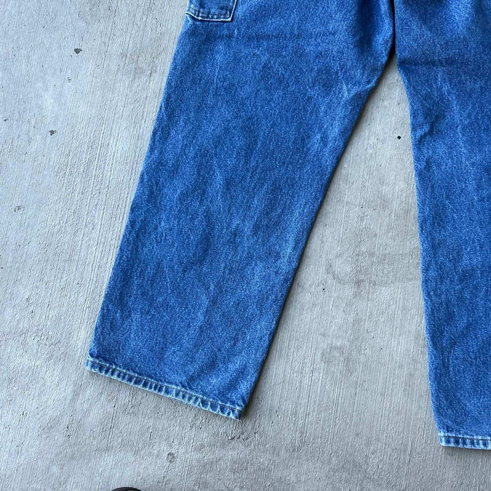 Carhartt × Vintage Carhartt denim blue jean double knee work carpenter pants Size US 33 - 8 Thumbnail