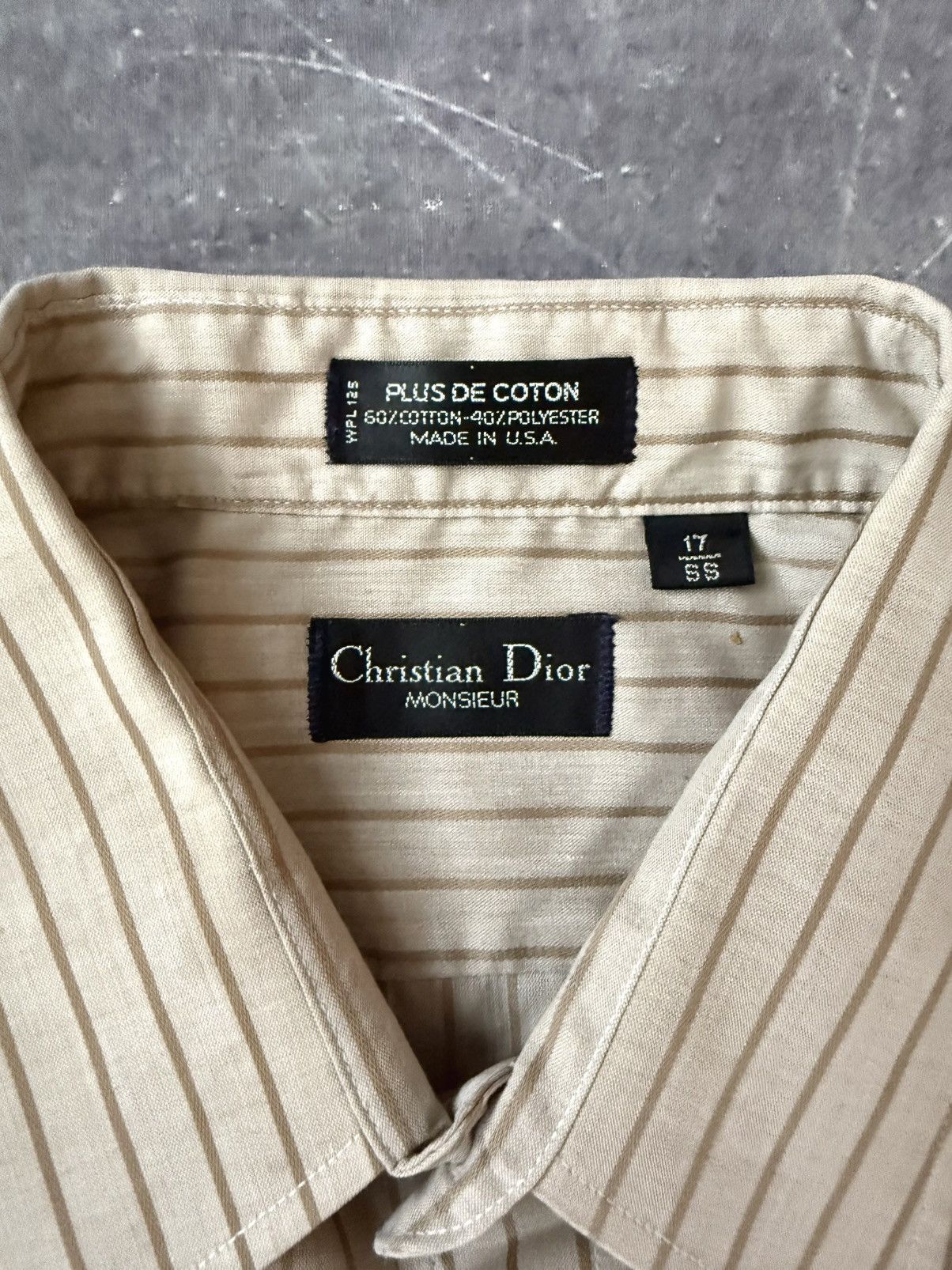 Christian Dior Monsieur Vintage Christian Dior Short-Sleeve Buttondown Shirt (L) Size US L / EU 52-54 / 3 - 7 Thumbnail