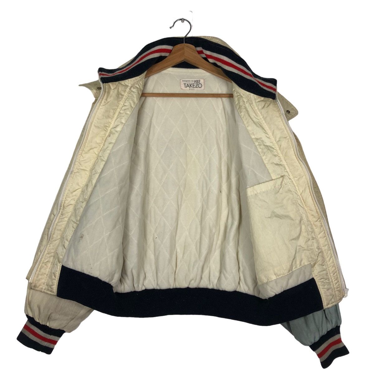 Japanese Brand Vintage Bondage Bomber Jacket Takezo Asa Big Logo Spell Out Size US M / EU 48-50 / 2 - 13 Thumbnail