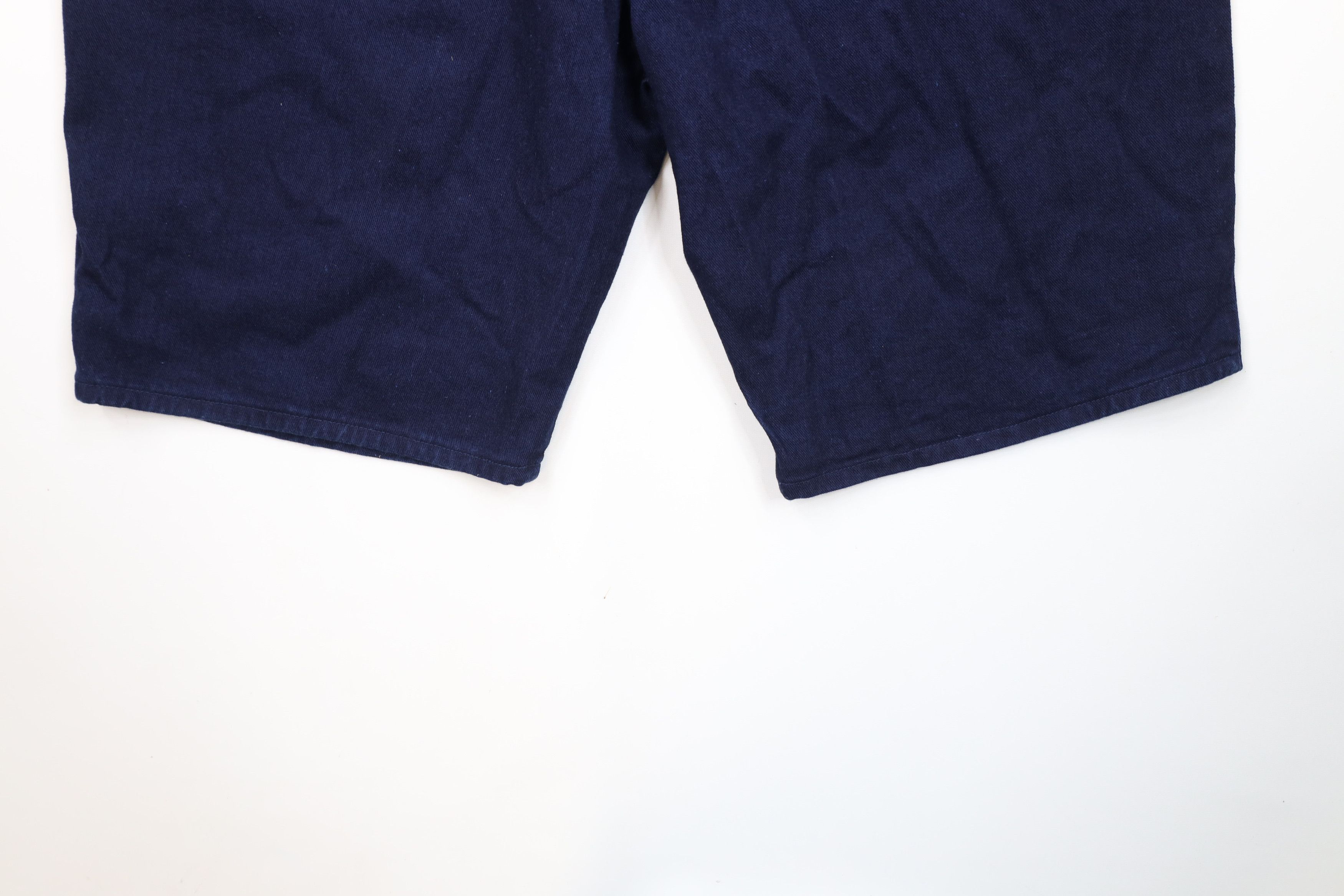Vintage Deadstock Vintage 90s Streetwear Fit Denim Jean Shorts Jorts Size US 42 / EU 58 - 11 Thumbnail